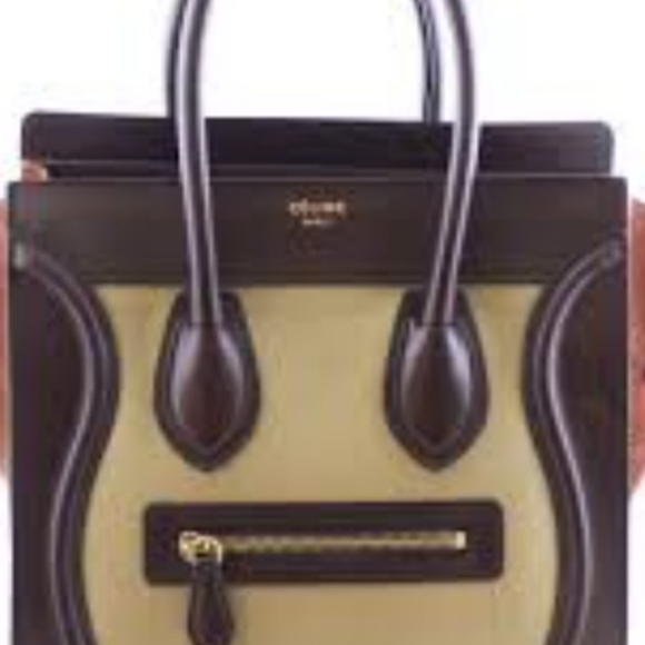 Beige, Burgundy, and Brown Women's Tote Bag - Picture 4 of 8